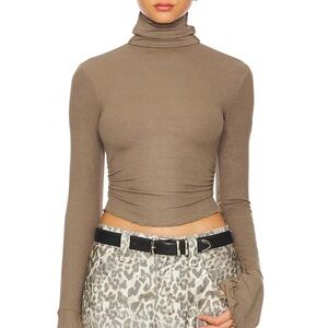 Lovers and Friends Belen Top in Dark Taupe